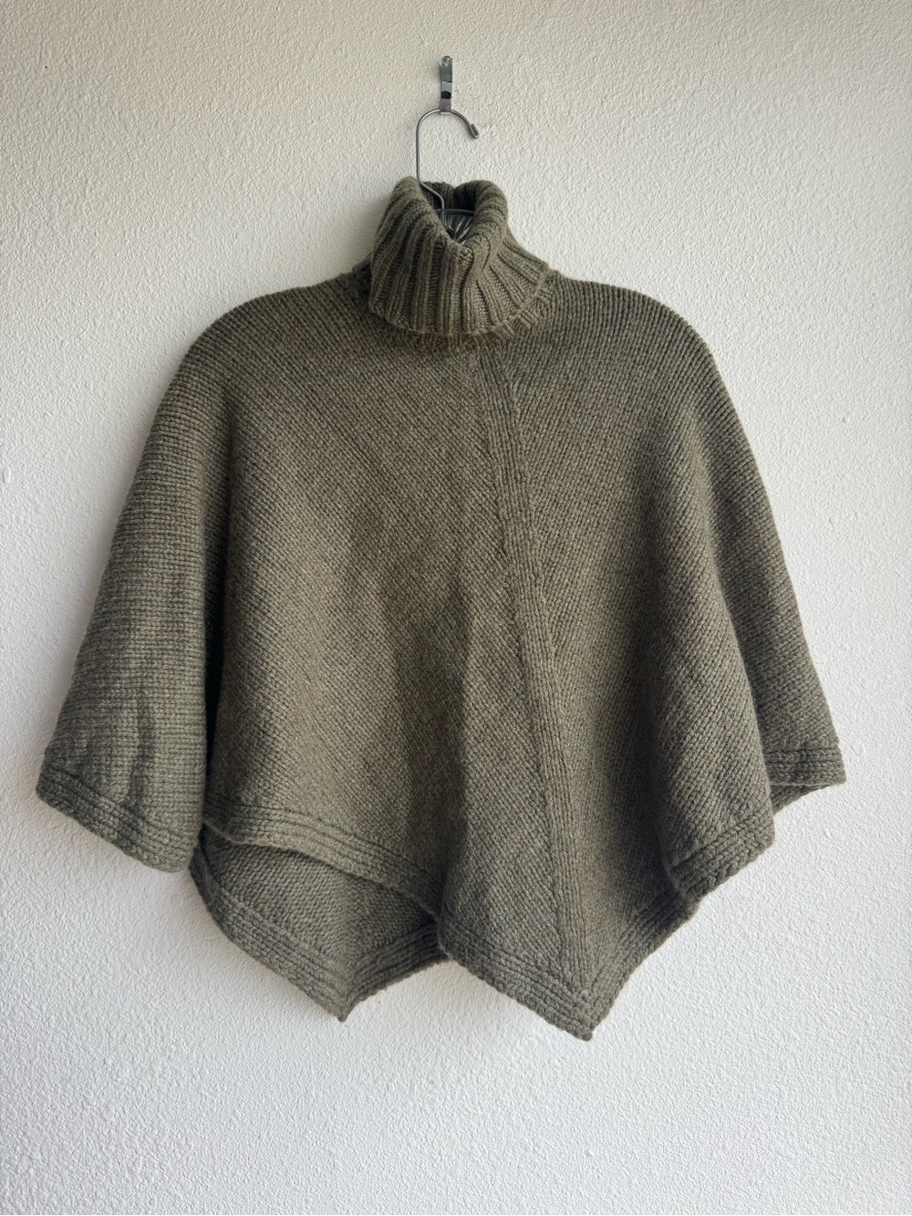 NWOT Ralph Lauren Black Label cashmere poncho sweater SIZE XS/S khaki green